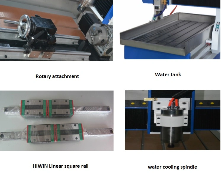 600*600*200mm Advertising 3D Carving CNC Router Milling Machine with 2.2kw