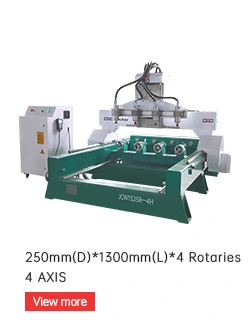 Multihead CNC Wood Router Machine for Furniture Legs Column Carving Prices