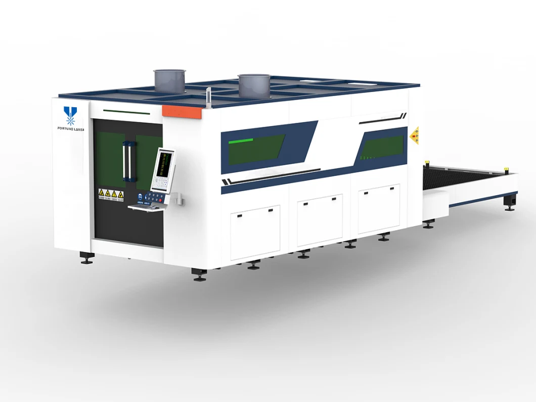 Craft Gift Cutting Auto Focus High Power Exchange Platform Fiber Laser Cutting Machine Metal Cutting with Cover